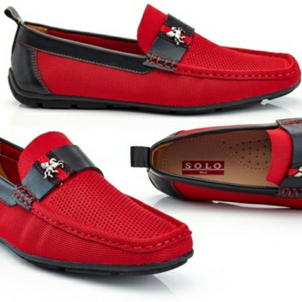 Solo Capri-100 M13 Red Casual Loafers